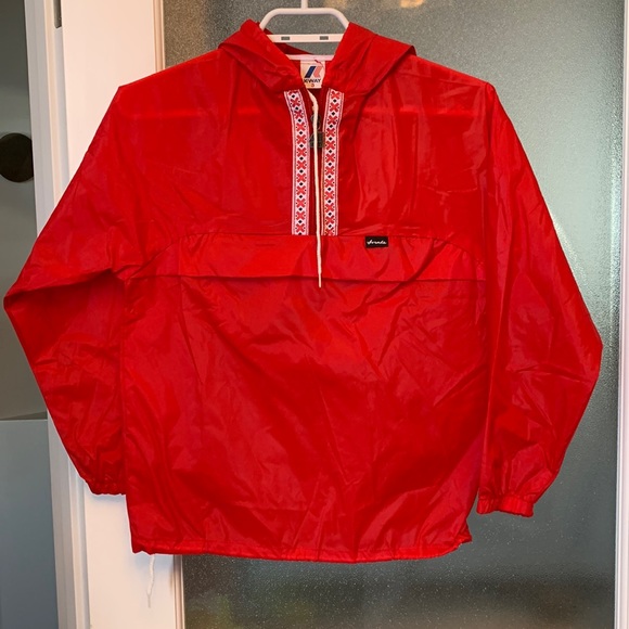 K-Way Other - K-way rain/wind half-zip jacket